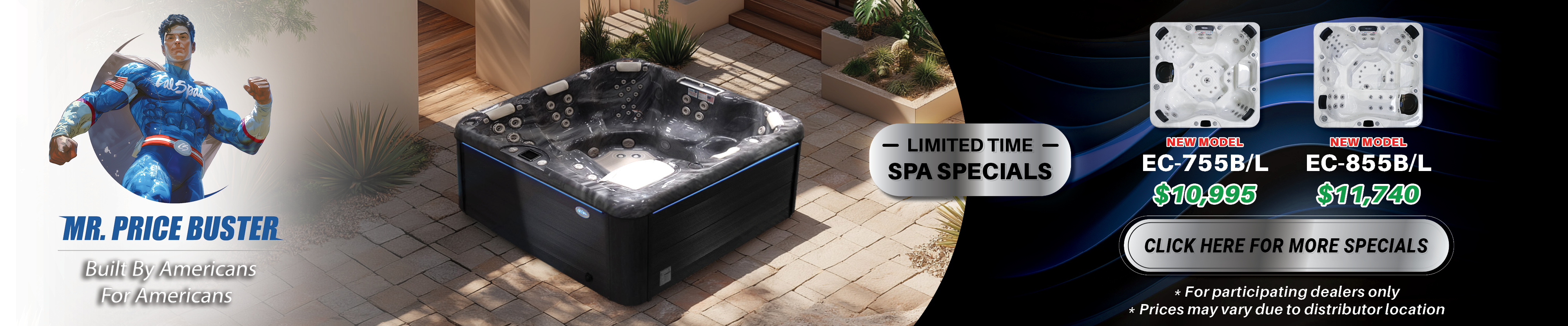 Calspas hot tub being used in a family setting - Picorivera