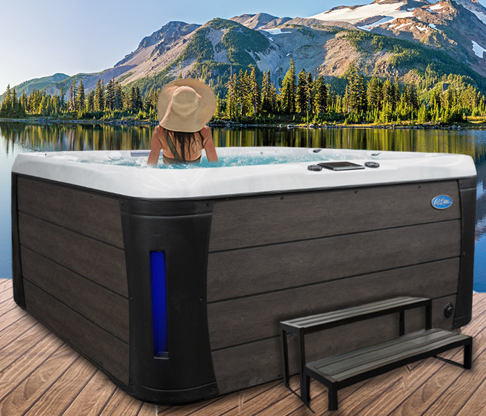 Calspas hot tub being used in a family setting - hot tubs spas for sale Picorivera